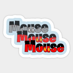 Steam boat mouse Sticker